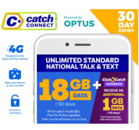 Catch Connect 30 Day Mobile Plan 18 GB