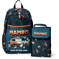 Mambo Campervan Backpack Set - Green