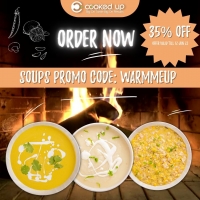 New Arrival Cooked up Fresh Made Soups 550g for $5.82 Ea after 35% Discount - Free Delivery Orders over $99