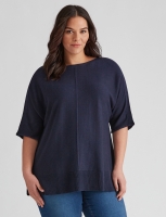 Autograph Knit Seamed Front Jumper