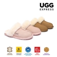 UGG Slippers Kids Rosa Australian Sheepskin Wool Home Comfy
