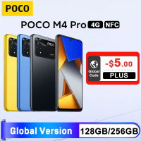 New POCO M4 Pro 4G Global Version Smartphone 6GB 128GB/ 8GB 256GB NFC Helio G96 Octa Core 90Hz 33W Pro 64MP Camera