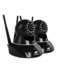 UL-Tech Set Of 2 Black 720P Wireless IP Camera