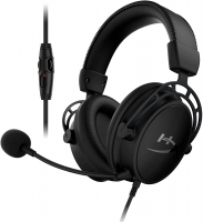 HyperX Cloud Alpha Black Pro Gaming Headset for PC, PS4 & Xbox One, Nintendo Switch, HX-HSCA-BK/WW - 