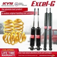F+R KYB EXCEL-G Shock Absorbers Super Low King Springs for HOLDEN HQ HJ HX V8