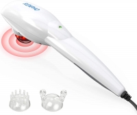 RENPHO Handheld Back Massager with Heat, Deep Tissue Massager Electric Percussion Full Body Massager for Neck, Shoulder, Arms,