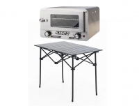 Kings 12v Travel Oven + Aluminium Roll Up Table