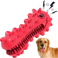 SHANFEEK Dog Toys for Aggressive Chewers Medium Large Breed Indestructible Durable Tough Squeaky Interactive Natural Rubber Dog