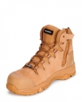 Mack Octane Lace Up Safety Boot with Zip - Honey