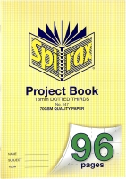 Spirax 147 A4 Project Book with 18MM Dotted Thirds (96 Pages)