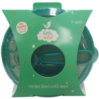 Little Wishes Suction Bowl With Spoon - each