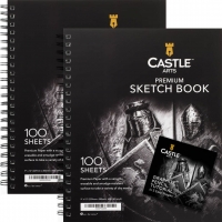Castle Art Supplies Artists Sketch Books (2 Sketch Pad Pack) 9\