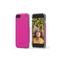 PureGear iPhone 7/8 DualTek Pro Case - Pink/Clear