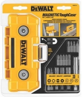 DEWALT DWMTC15 Toughcase Magnetic Yellow 15Pc Screwdriver Set - 