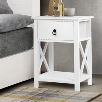 Artiss Set of 2 Bedside Tables with Drawers