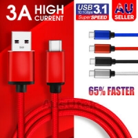 $4.99 - USB-C 3.1 Type C Data Cable Fast Charge For Samsung S21 S20 Ultra S10 5G S9 S8