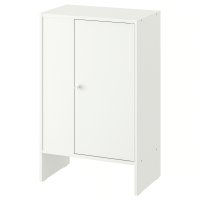 BAGGEBO Cabinet with door, white, 50x30x80 cm
