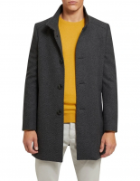 Oxford Dunbar Twill Overcoat Grey