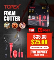 TOPEX 3-in-1 Hot Wire Foam Cutter Styrofoam Cutting Tool Set $25 (Was $35) 29% off + Delivery (Free to major cities) @ TOPTO
