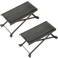 2PK Hercules Guitar Foot Stool Rest Adjustable Height Angle Non-slip Rubber/Pad