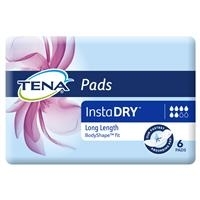 Tena Pad InstaDry Long Length 6 Pack