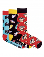 Mitch Dowd Monkey Pack Socks Gift Box Multi 3 Pack