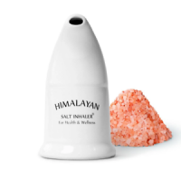 Himalayan Salt Inhaler Pipe + 125g Free Pure Natural Pink Rock Salt Clean Air
