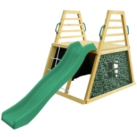 Cooper Climbing Frame & 1.8m Green Slide Set