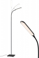 LED Floor Lamp, Sympa Dimmable Standing Tall Pole Light, 4 Color Temperatures, 4 Brightness Levels, Adjustable Gooseneck, Touch