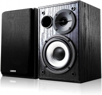 Edifier R980T Active Bookshelf Speakers System - 2.0 Computer Speaker, 24W, MDF Wooden Enclosure, Dual RCA, 4inch Bass Driver,