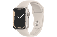 Apple Apple Watch Series 7 (GPS) 41mm Starlight Aluminium Case - Starlight Sport Band MKMY3X/A