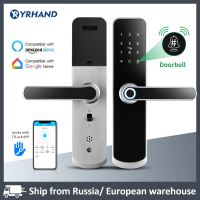 X6 Yrhand Electronic Lock Waterproof Biometric Fingerprint Door Locks Bluetooth Digital Keypad Door Lock TTlock App Smart Lock