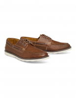 Johnny Bigg Anchor Leather Boat Shoe Tan