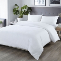 White Bamboo & Microfibre Quilt Cover Set