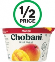 Chobani Greek Yogurt Pot or Pouch 140-170g – From the Fridge