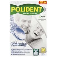 Polident Whitening Denture Cleanser Tablets 36