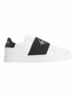Calvin Klein Cupsole Bright White/Black Elastic Sneaker