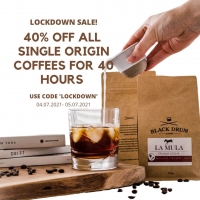 40% off ALL Single Origin Coffees for 40 Hours @ Black Drum Roasters Coffee