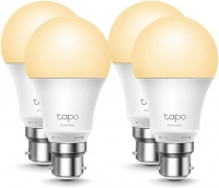 TP-Link Tapo Smart WiFi Light Bulb, B22, Dimmable Soft Warm White, Schedule and Timer, Voice Control, Compatible with Alexa,