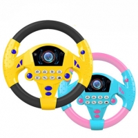 1 PC Learn and Play Driver Baby Steering Wheel Toddler Musical Toy with Lights S Sale