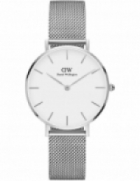 Daniel Wellington Petite Sterling 32mm White/Silver Stainless Steel Quartz Watch