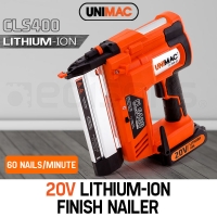 UNIMAC Finish Nailer 20V Lithium 16ga Brad Nailer Cordless Nail Gun