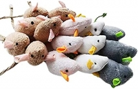$12.99 - LNLtoy 15Pack Cat Mice Toys,Cat Catnip Toys ,Mouse Kitten Interactive Toy 3Color