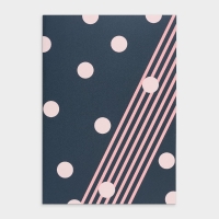 Go A5 Trend Notebook Spots and Stripes