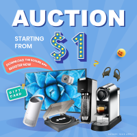 SoSure action, bid starting from $1, multiple tech and homeware products available