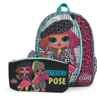 LOL Surprise Kids Backpack With Pencil Case Combo