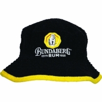 [Club] Bundaberg Rum Men's Terry Towel Bucket Hat Black OSFM