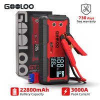 GOOLOO 12V Car Jump Starter 4000A Car Battery Starter 26800mAh Portable Power Bank Booster Auto Starting Device Emergency Start