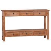 Table 120x30x75 Cm Solid Mahogany Wood
