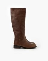 Dee Leather Boot - Chocolate
